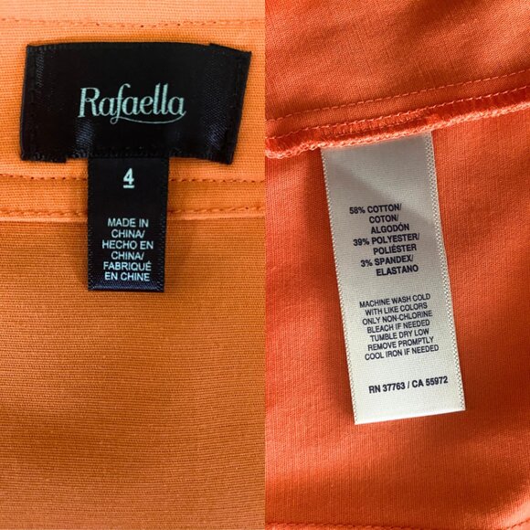 Light Orange Rafaella Jacket - Picture 5 of 5